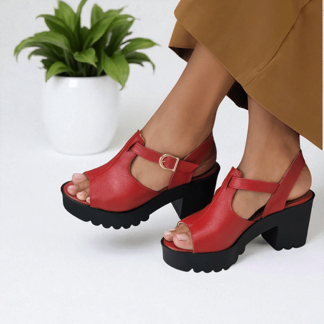 SANDALIA TRATORADA COURO 45391 yasmim marra calçados