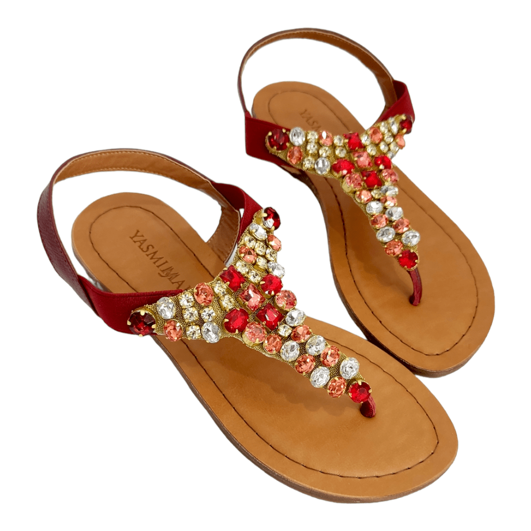 Sandalias com sale pedrarias