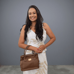 Bolsa Versátil em Couro Legítimo com 3 Bolsos e Alças Duplas - 113