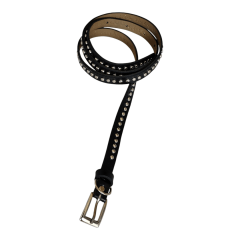 CINTO FEMININO FINO TAXINHAS NO COURO LEGITIMO - 302