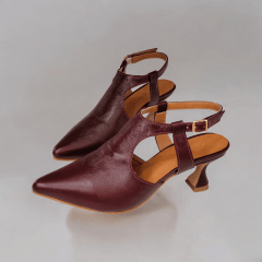 O Clássico Reinventado – Scarpin com Salto Taça Aberto Atrás -45512