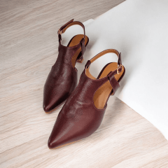O Clássico Reinventado – Scarpin com Salto Taça Aberto Atrás -45512