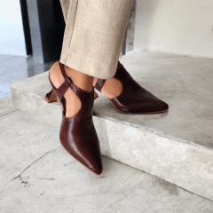 O Clássico Reinventado – Scarpin com Salto Taça Aberto Atrás -45512