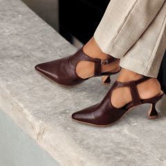O Clássico Reinventado – Scarpin com Salto Taça Aberto Atrás -45512