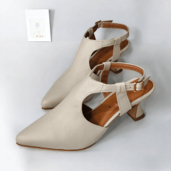 O Clássico Reinventado – Scarpin com Salto Taça Aberto Atrás -45512