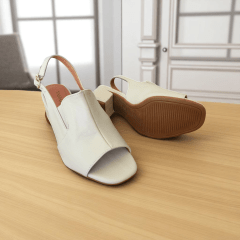 Sandália em Couro Legítimo com Detalhe Elástico – Mais Conforto no Calce -5126