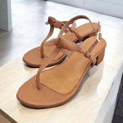 SANDALIA SALTINHO BLOCO LACINHO LISO 45267