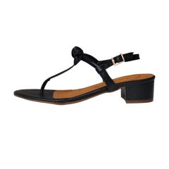 SANDALIA SALTINHO BLOCO LACINHO LISO 45267