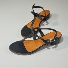 SANDALIA SALTINHO BLOCO LACINHO LISO 45267