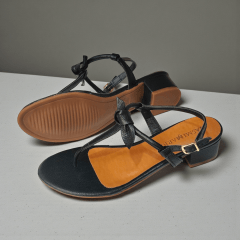 SANDALIA SALTINHO BLOCO LACINHO LISO 45267