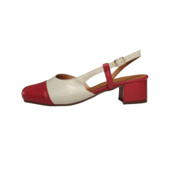 Slingback em Couro Legítimo Bico Quadrado com Salto Bloco – Elegância e Conforto - 5184