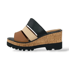 TAMANCO FEMININO CORTE VAZADO COURO-45392