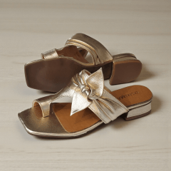 TAMANCO SALTINHO BAIXO E LAÇO DELICADO NA LATERAL -45509