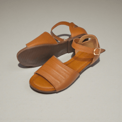 SANDALIA 3 REVIROES COURO LEGITIMO - 45402