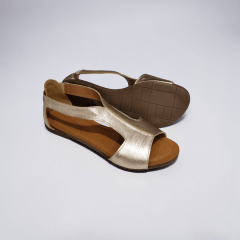 Sandália Rasteira em Couro Legítimo com Calcanhar Fechado – Conforto e Elegância - 5170