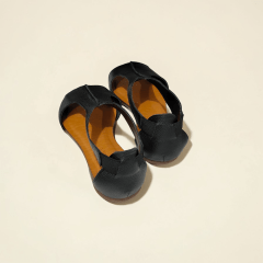 Sandália Rasteira em Couro Legítimo com Calcanhar Fechado – Conforto e Elegância - 5170