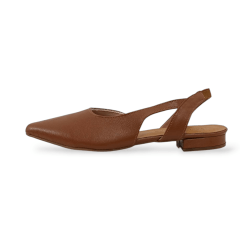  SAPATILHA SLINGBACK EM COURO LEGITIMO CLASSICA E SOFISTICADA-45438