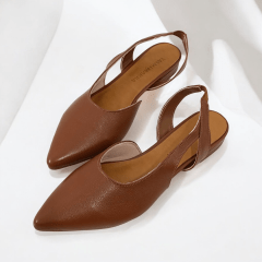  SAPATILHA SLINGBACK EM COURO LEGITIMO CLASSICA E SOFISTICADA-45438
