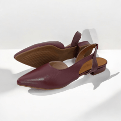  SAPATILHA SLINGBACK EM COURO LEGITIMO CLASSICA E SOFISTICADA-45438