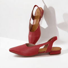  SAPATILHA SLINGBACK EM COURO LEGITIMO CLASSICA E SOFISTICADA-45438