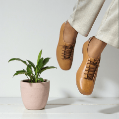 Tênis Casual Couro Legítimo com Solado Baixo e Flexível - 5178